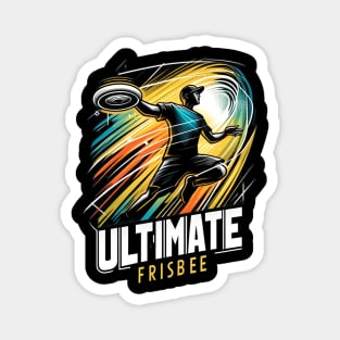 Colorful Ultimate Frisbee Magnet