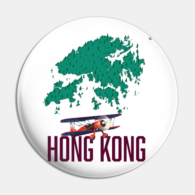 Hong Kong Map Pin by nickemporium1