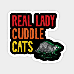 Real Lady Cuddle Cats Magnet