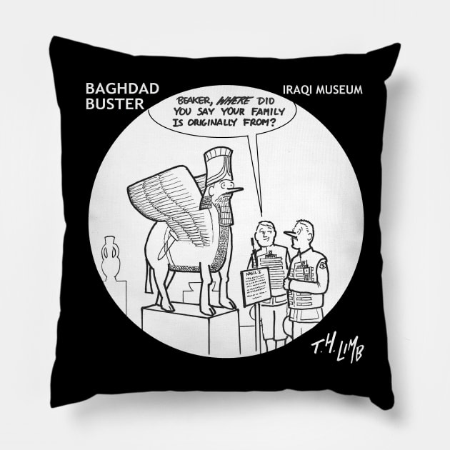 Iraqi Museum Pillow by Limb Store