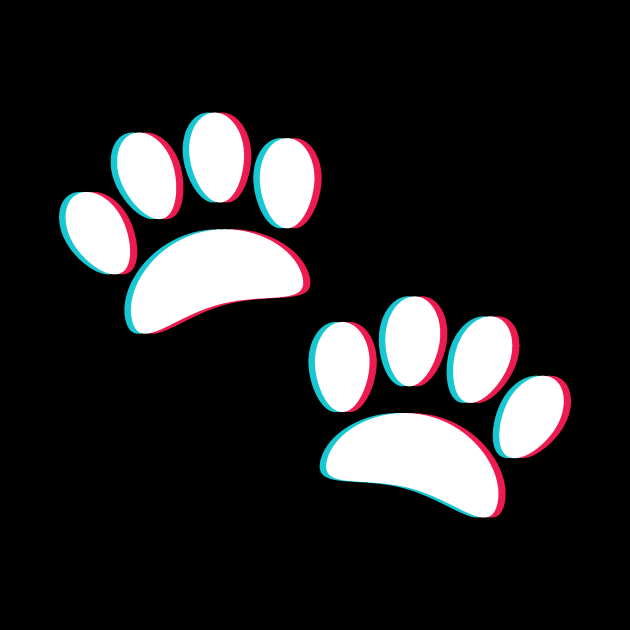 TikTok cat paw emoji smiley White by ThingyDilly