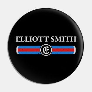 Graphic Elliott Name Vintage Birthday Retro Gift Pin