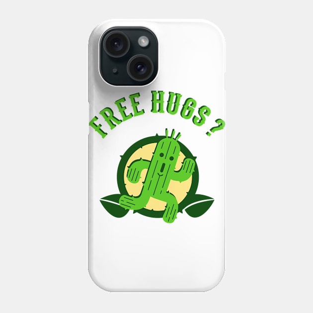 Free Hugs II Phone Case by Cidelacomte