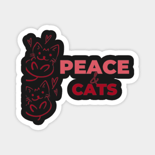 celebrate International day of Peace - Cats Magnet