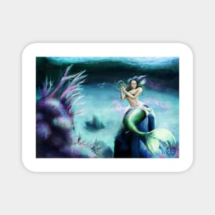 Mermaid in Tranquility Magnet