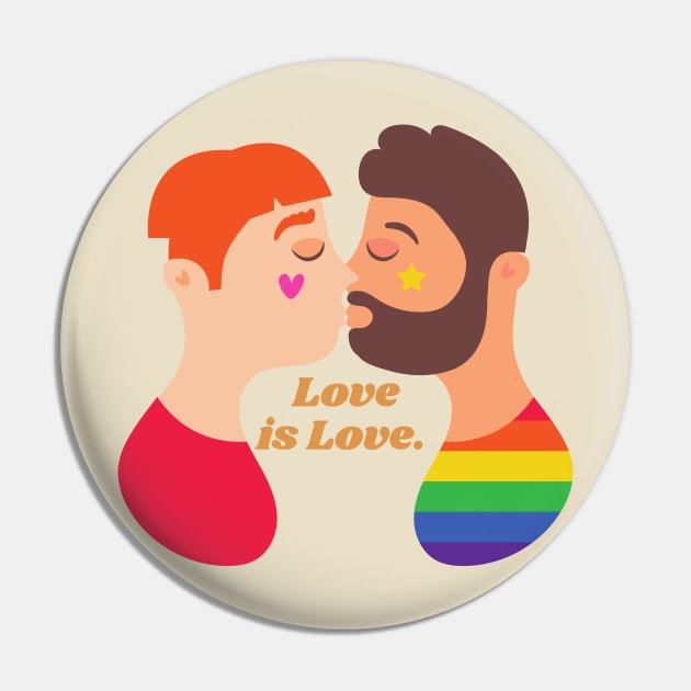 Love Is Love Pin by casualism