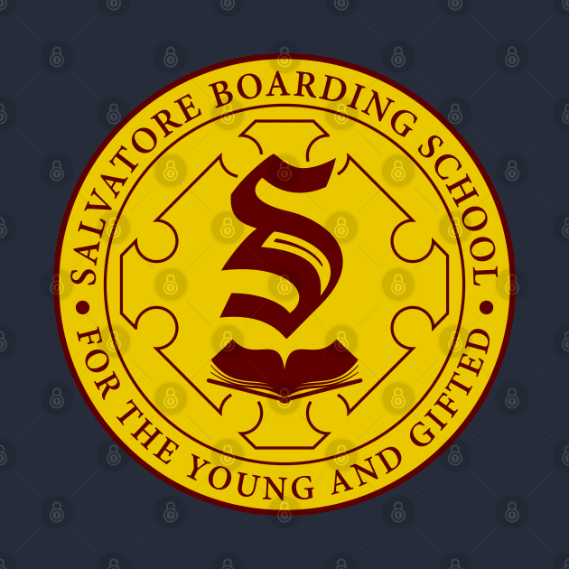 Salvatore Boarding School Crest by BadCatDesigns