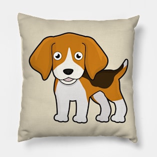 Kawaii Beagle Pillow