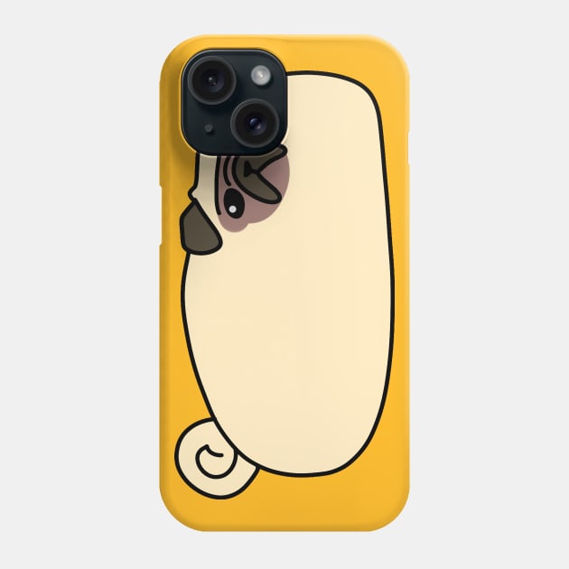 Pug Loaf Phone Case by saradaboru