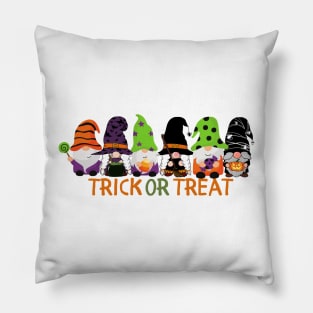 Trick or Treat Gnomes Pillow