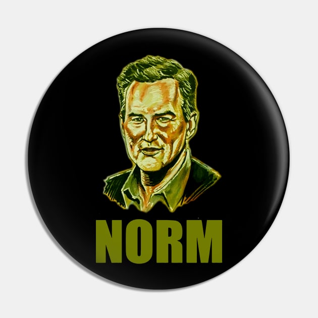 Comedian Norm Macdonald Pin by Rundown