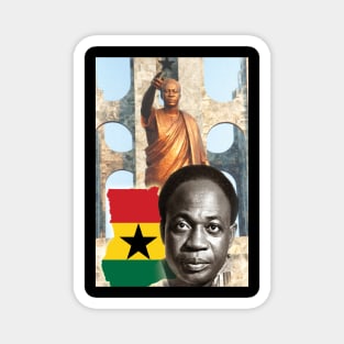 Kwame Nkrumah First President of Ghana and Pan African Leader Magnet