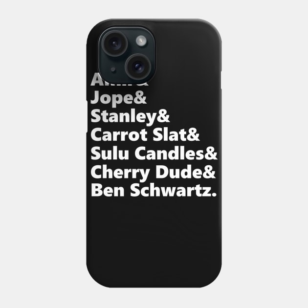 Ben Schwartz Names Phone Case by Itsneveratrap