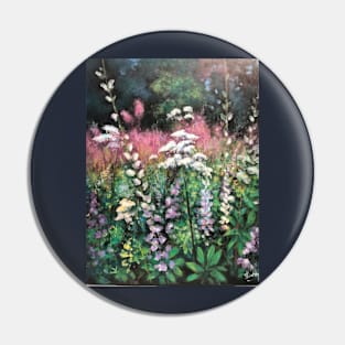 Lupins - Quebec Wildflowers Pin