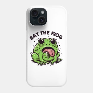 Eat the frog Phone Case