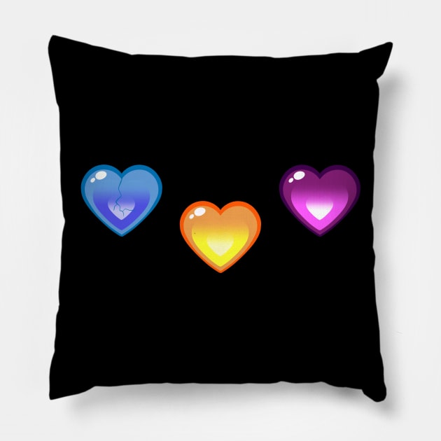 Lewis Hearts Pillow by SigmaEnigma