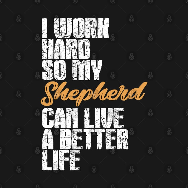 Shepherd dog lover. Perfect present for mother dad friend him or her by SerenityByAlex