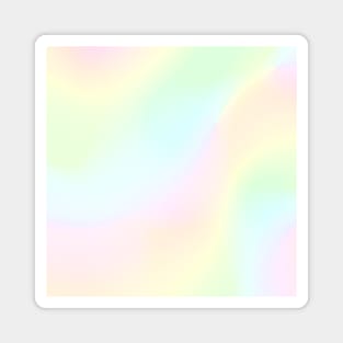 Pale Pastel Abstract Design Magnet