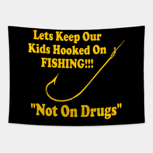 D.A.R.E. Kids Hooked on Fishing Not Drugs Tapestry