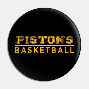 Awesome Basketball Pistons Proud Name Vintage Beautiful Team Pin