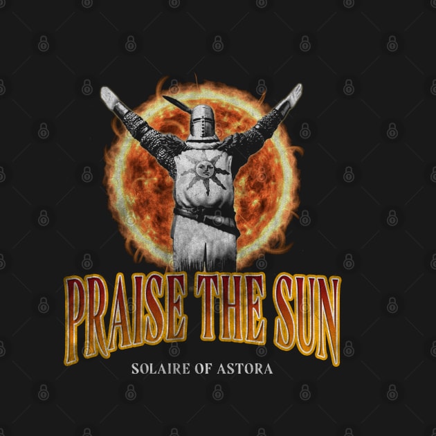 Solaire Dark Souls - Praise The Sun by GasparArts