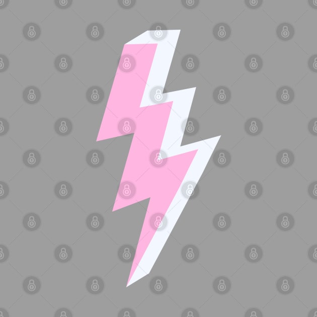 Pink Triple Lightning Thunder Bolt by OneThreeSix