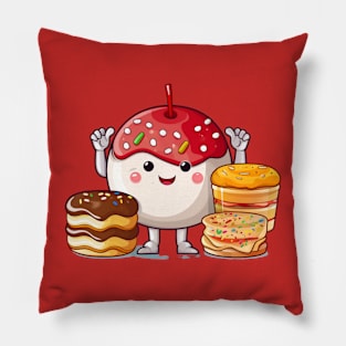 Donut kawaii  junk food T-Shirt cute  funny Pillow