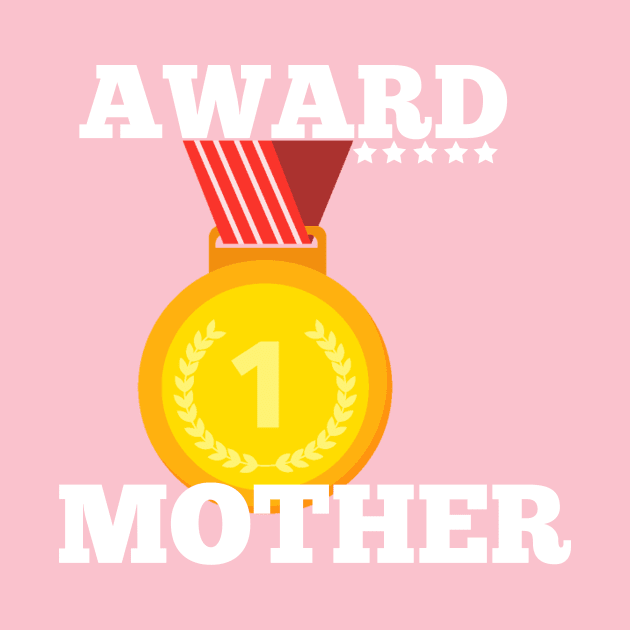 Award Trophy Best Mother mom i love my mother gift by Flipodesigner