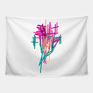 Abstract Flower Blossom Tapestry