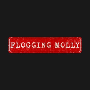 vintage retro plate Flogging Molly T-Shirt