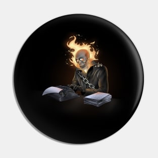 Ghost Writer Pin