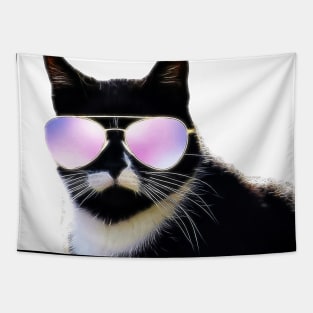 Cool Cat With Sunglasses Tapestry