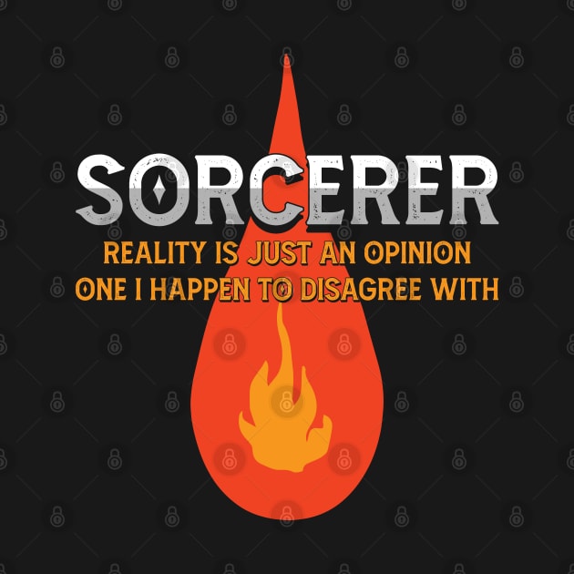 Sorcerer Tabletop Class Pen and Paper DnD Gift by woormle