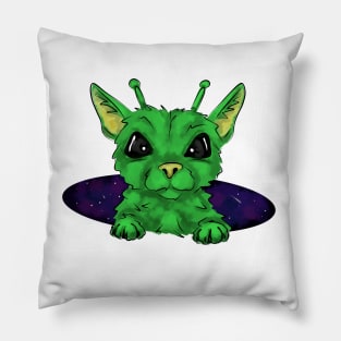 Alien cat Pillow