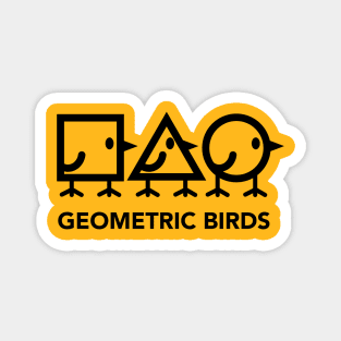 Geometric Birds Magnet