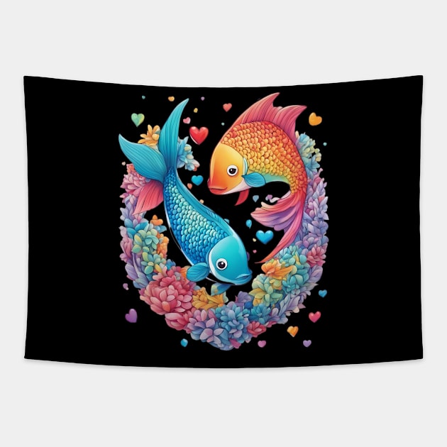 Marine Animal Tapestry by animegirlnft