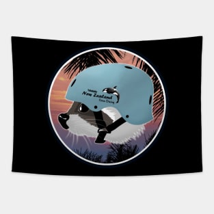 Raccon surfer Tapestry