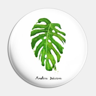 monstera deliciosa painting Pin