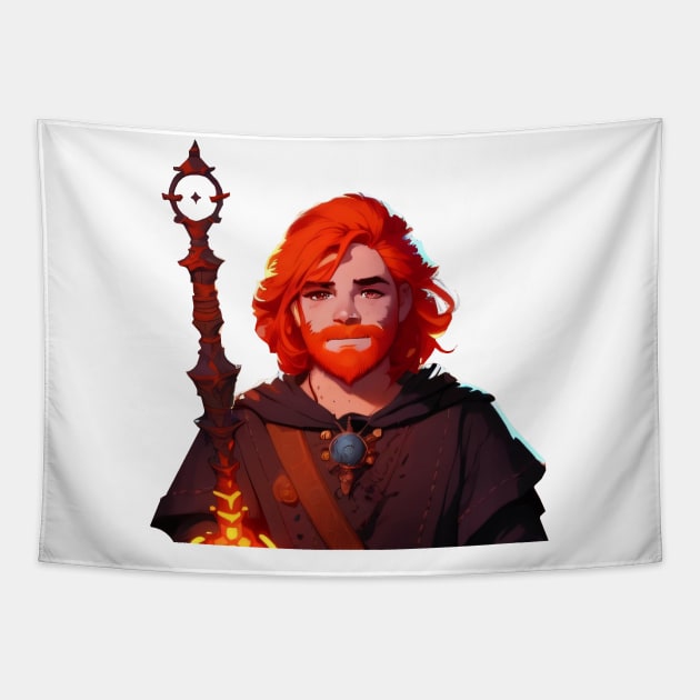 Dwarf Illusionist Tapestry by HiPolly