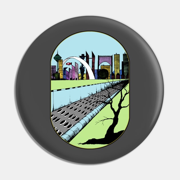 Autobahn Pin by HanDraw