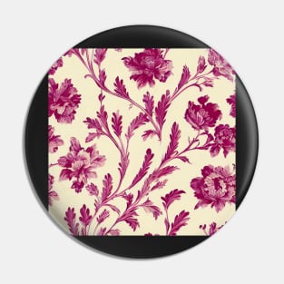 Rococo floral pattern, model 11 Pin