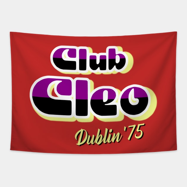 Club Cleo Dublin '75 Tapestry by Irish Nostalgia