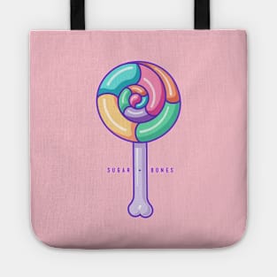 Rainbow Swirl Round Lollipop Tote