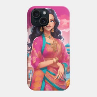 anime with an Indian style Phone Case