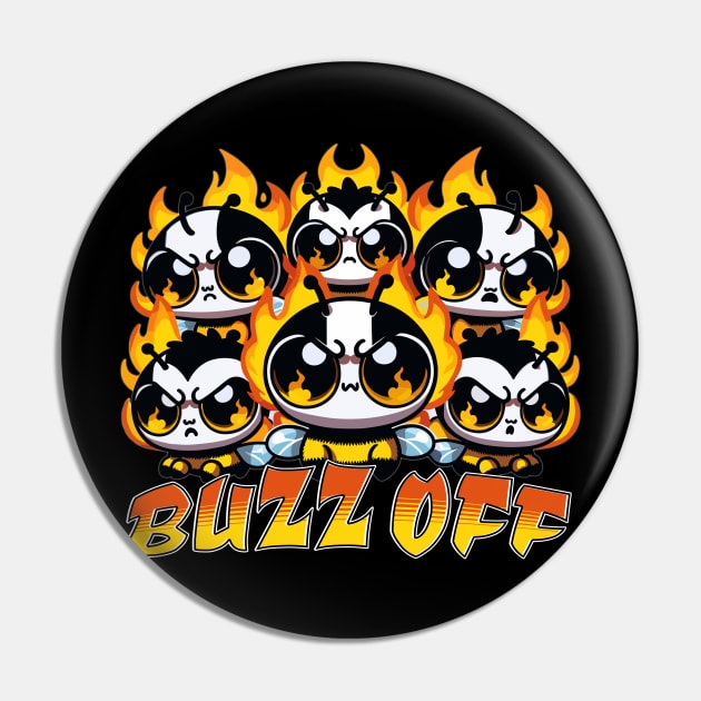 Buzz Off Pin by Brookcliff