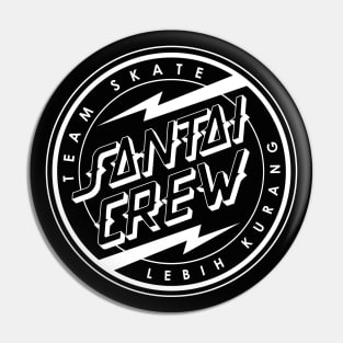 Santai Crew White Pin