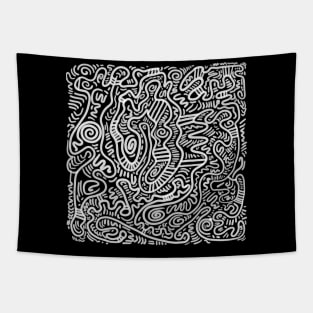 Tribal geometric design Tapestry