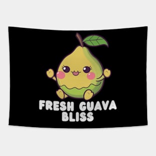 Cute Fresh Guava Bliss Design Tapestry