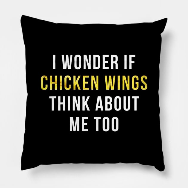 Chicken Wings Pillow by nicolasleonard