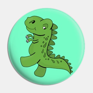 A Happy Tyrannosaurus Rex Pin